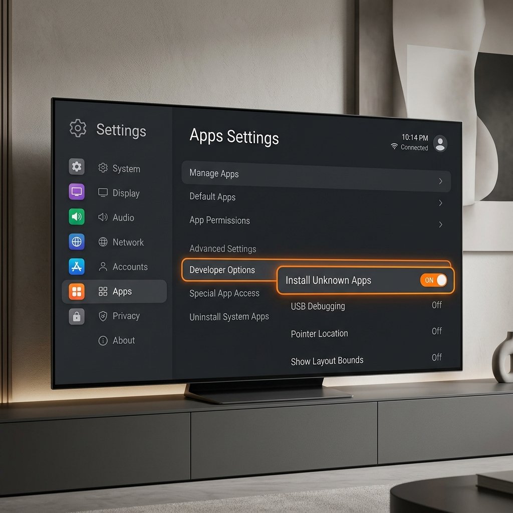 Firestick Install Unknown Apps Menu