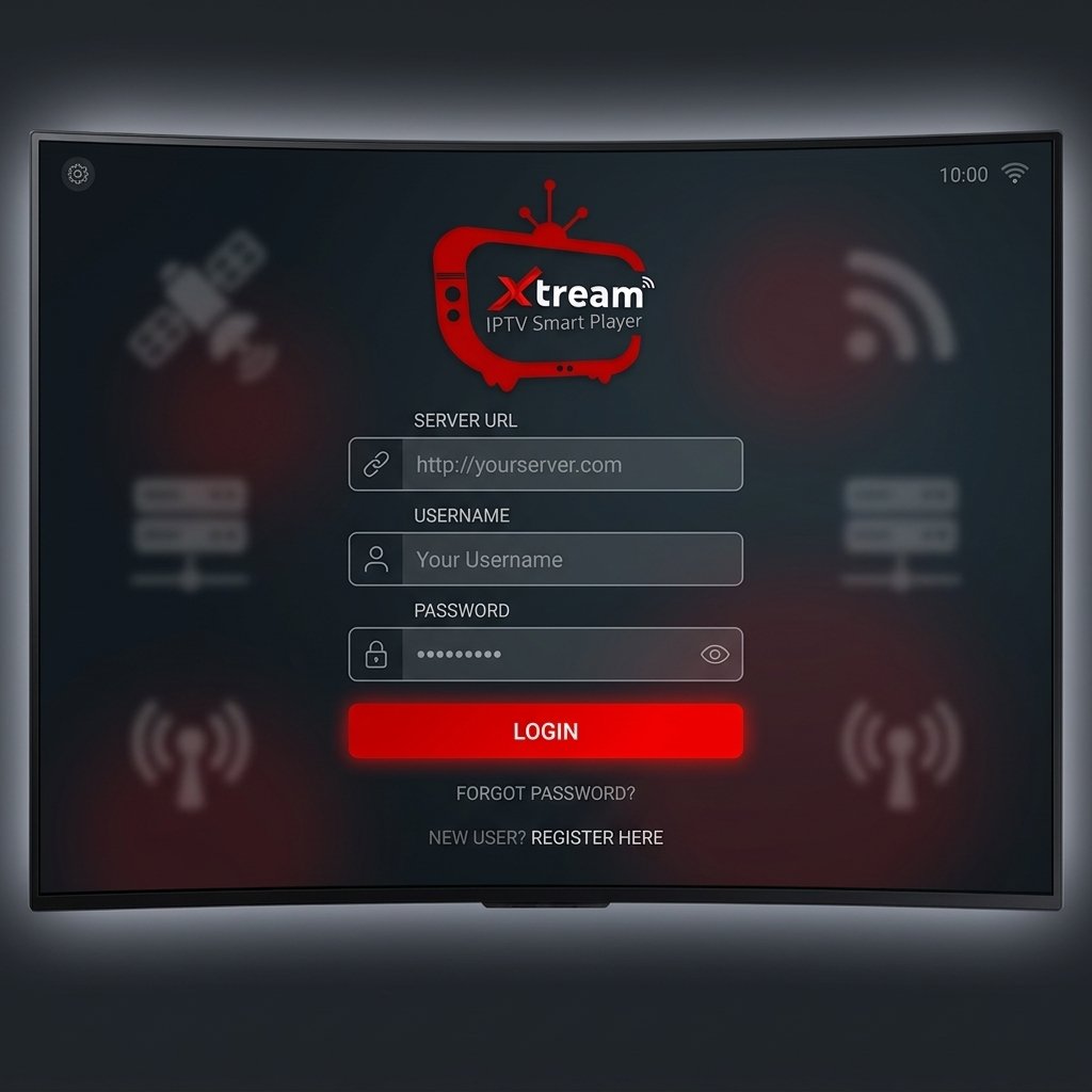 Xtream Codes API Login Screen
